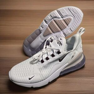 New Nike Air Max 270 (GS) White Pink 943345-119 Size 7Y Women's Size 8.5 Shoes